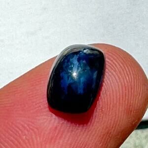 3.90 ct Deep Blue Sapphire - Natural Untreated Cabochon